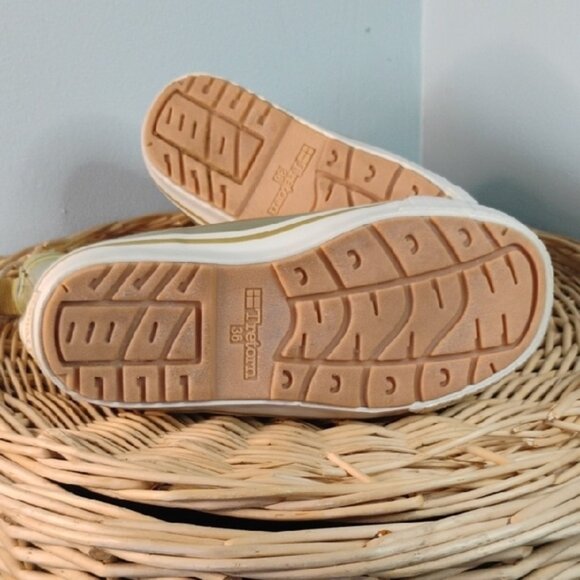 TRETORN Eco Ortholite Kids Shiny Gold Snow Boots Size EU 36 Unisex - Picture 8 of 10